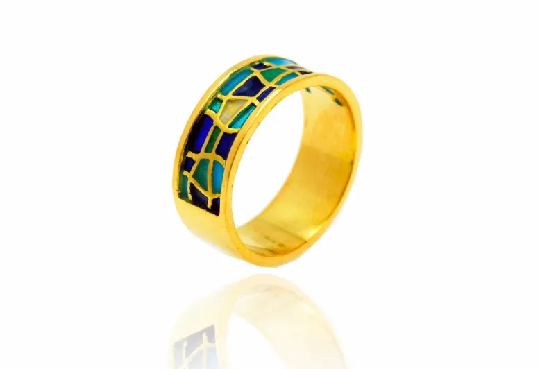 Anillo azules