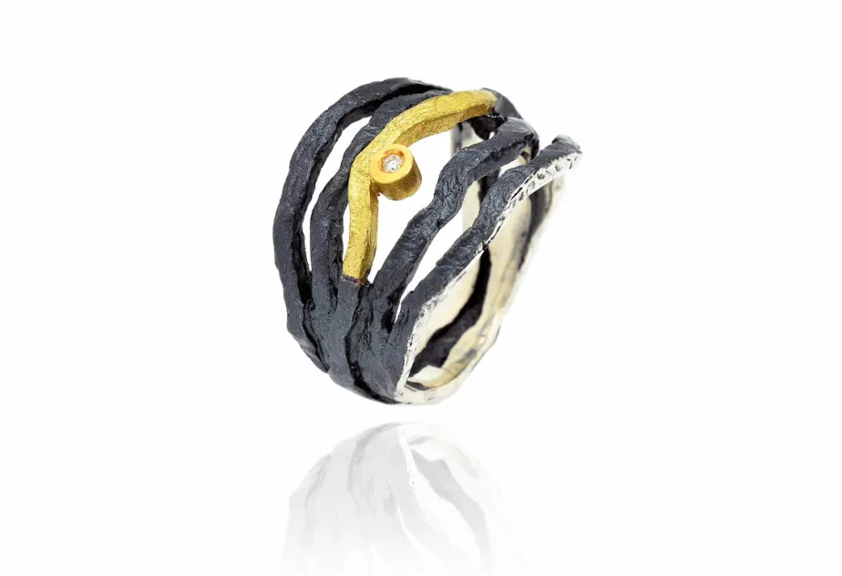 Anell Forza gran plata i or