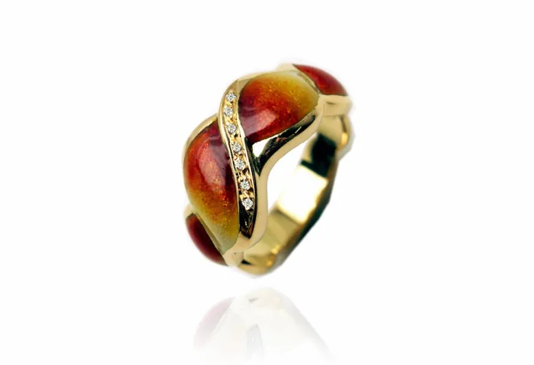 Botanic ochre little ring