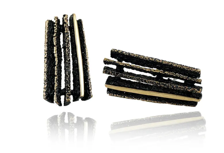 GoldenBlack Ohrringe Junc