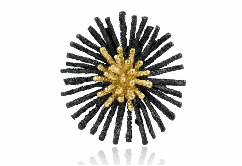 Colgante Esporas mediano GoldenBlack