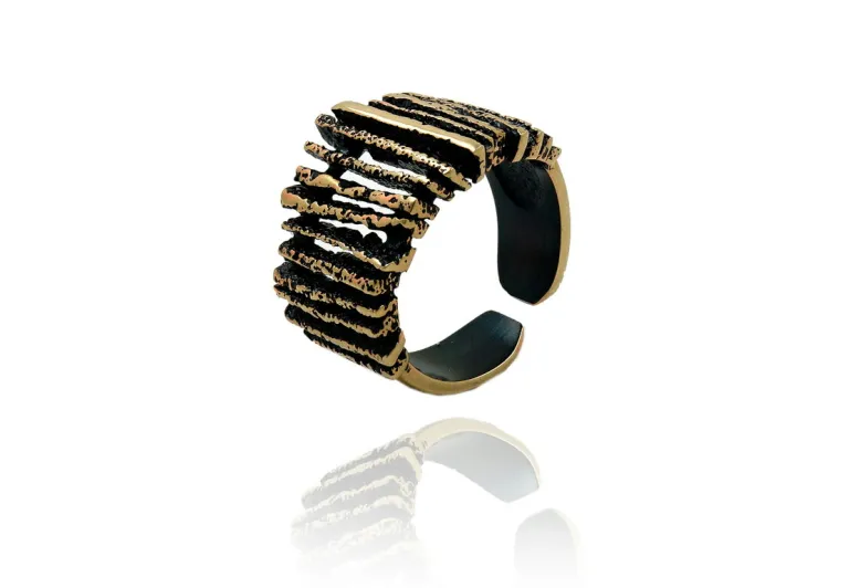 Junc GoldenBlack little ring