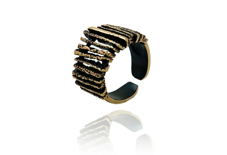 Junc GoldenBlack little ring
