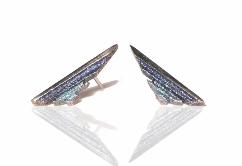 Pendientes Dana azul pequeños