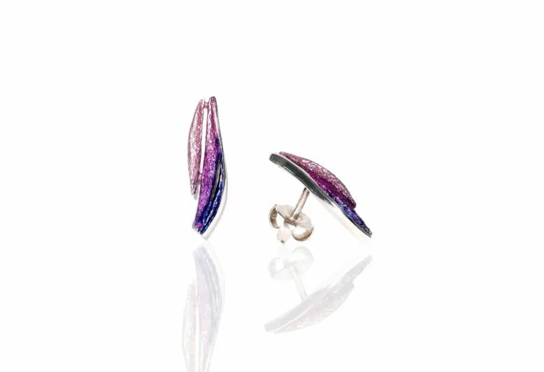 Bori violet small earring