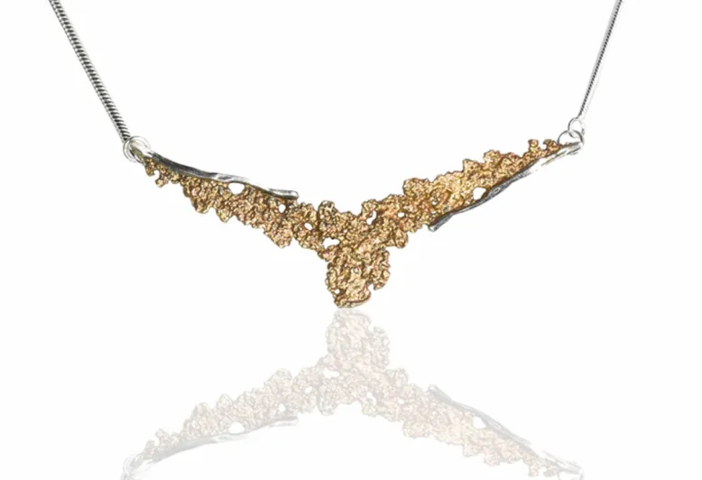 Collar Symphony bronce naranja