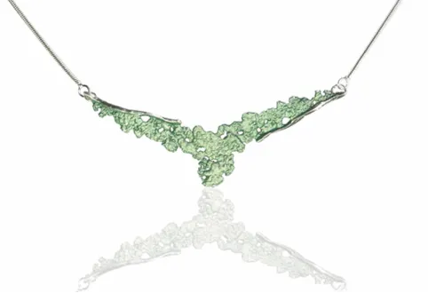Symphony jade green necklace