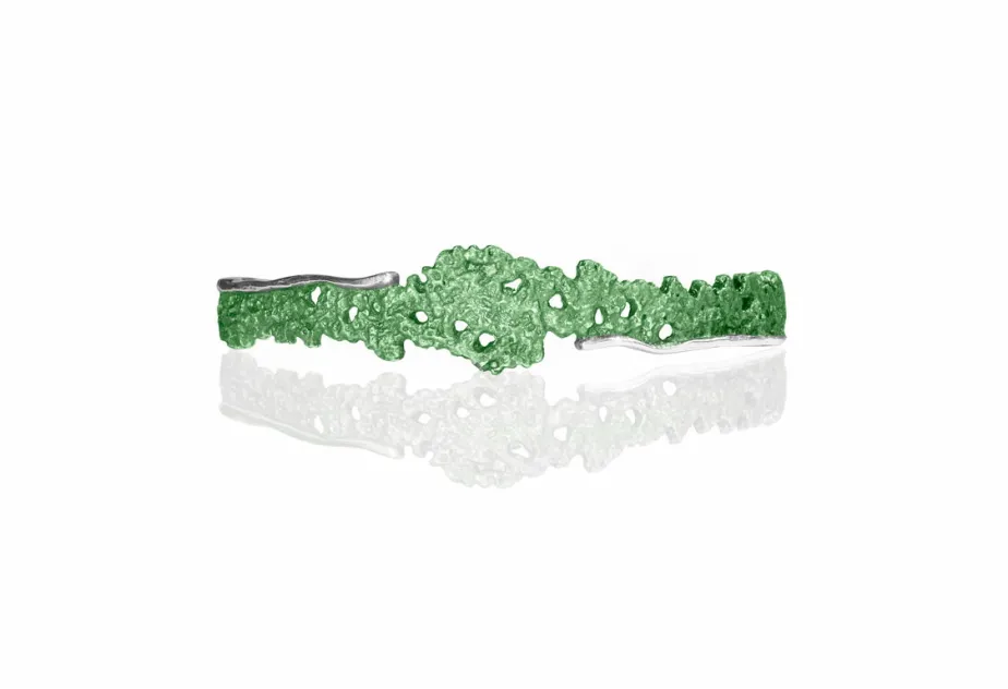 Jadegrüner Armreif Symphony