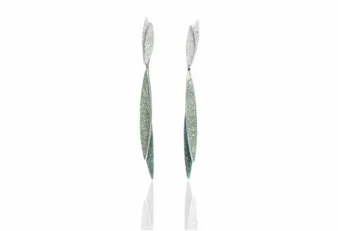 Arracades 2 peces Lara verd
