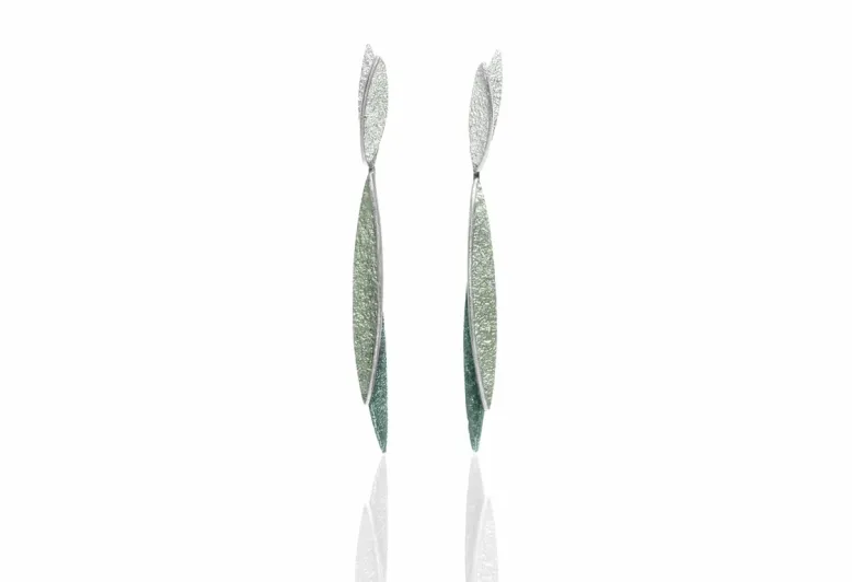 Arracades 2 peces Lara verd