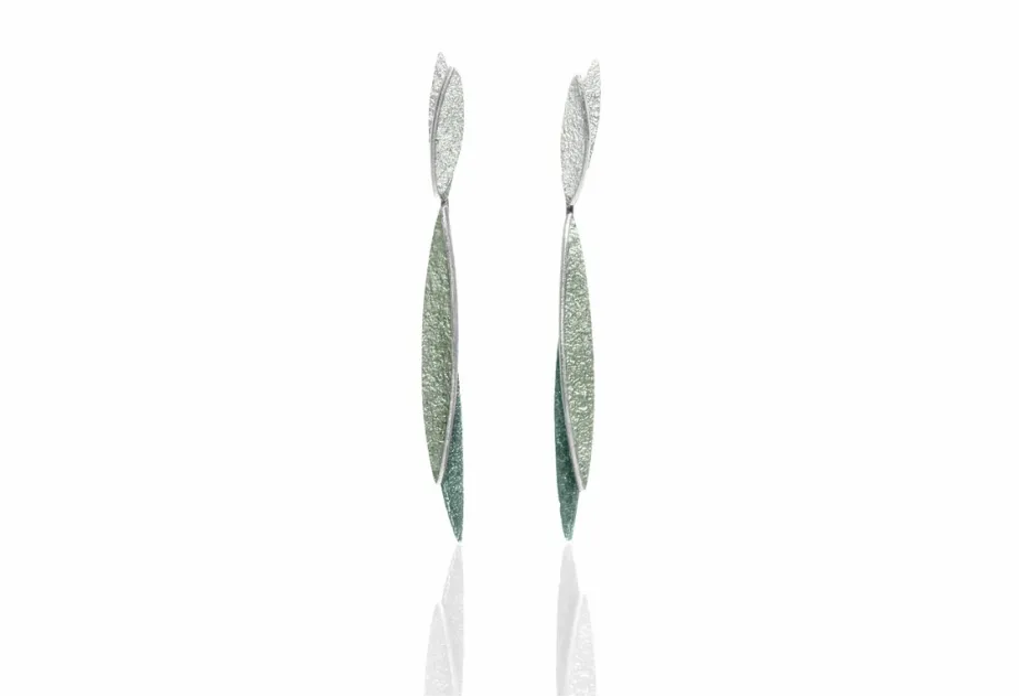Arracades 2 peces Lara verd
