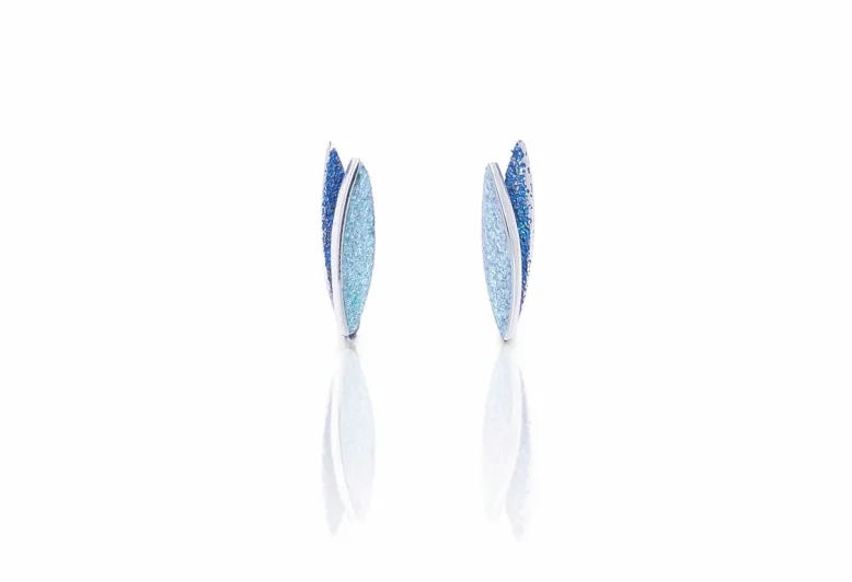 Pendientes Lara azules pequeños