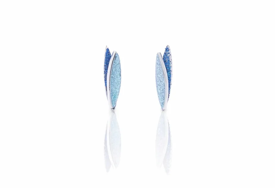 Pendientes Lara azules pequeños