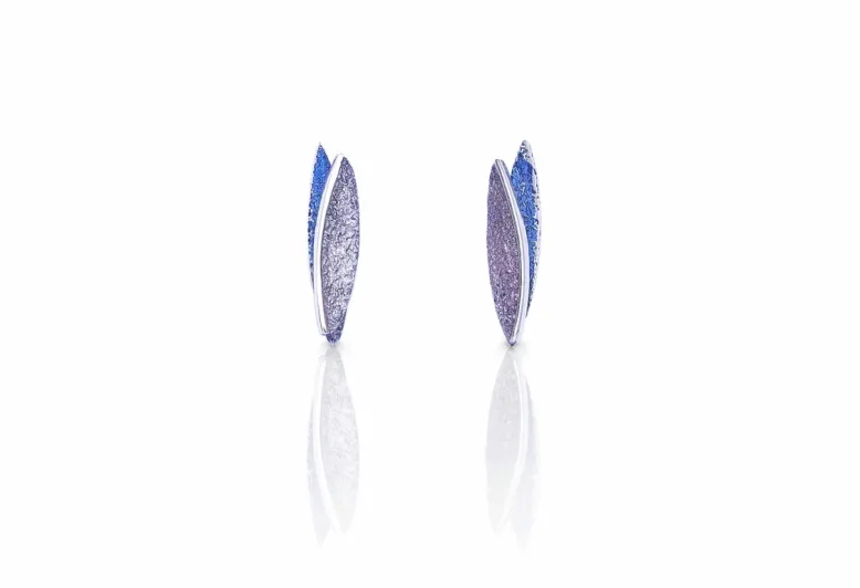 Pendientes Lara lilas pequeños