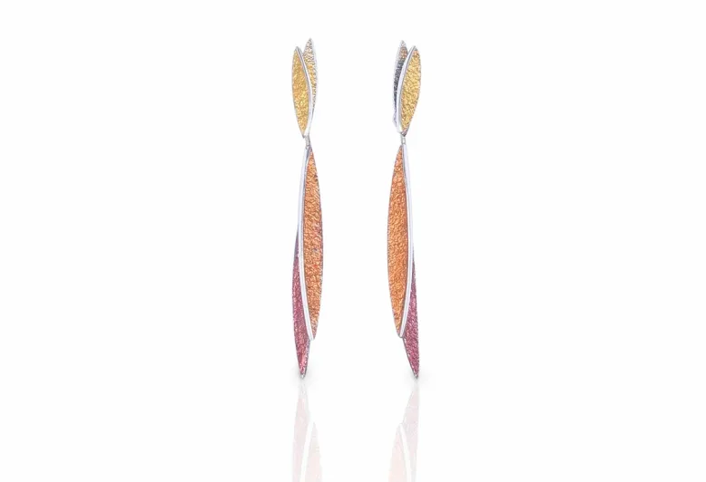 Lara ochre 2 pieces earring