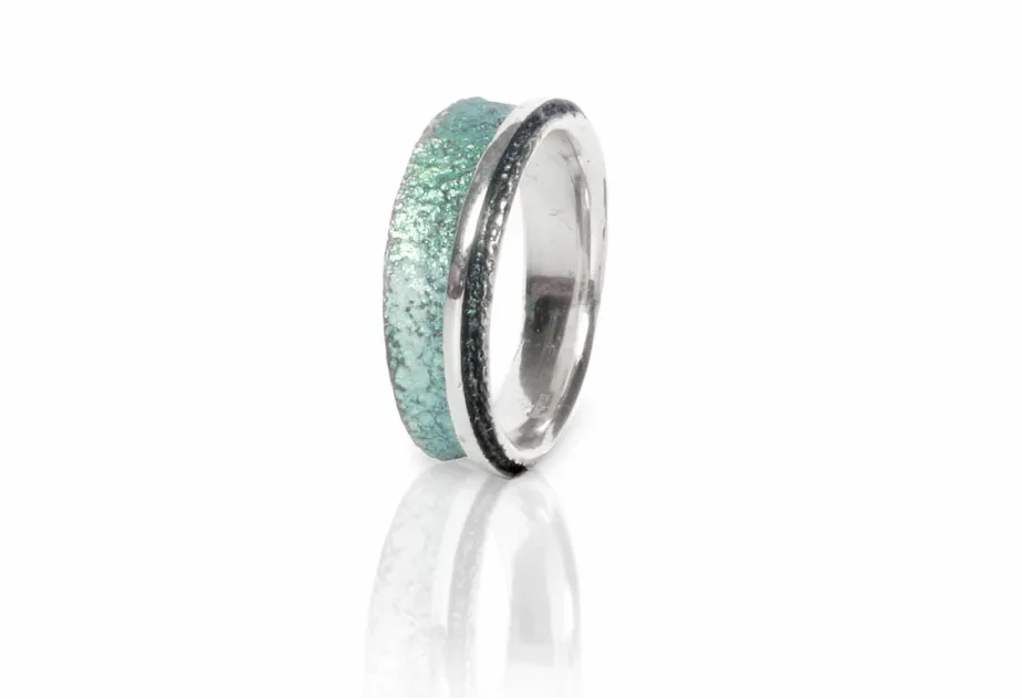 Anillo Osha verde esmeralda pequeño