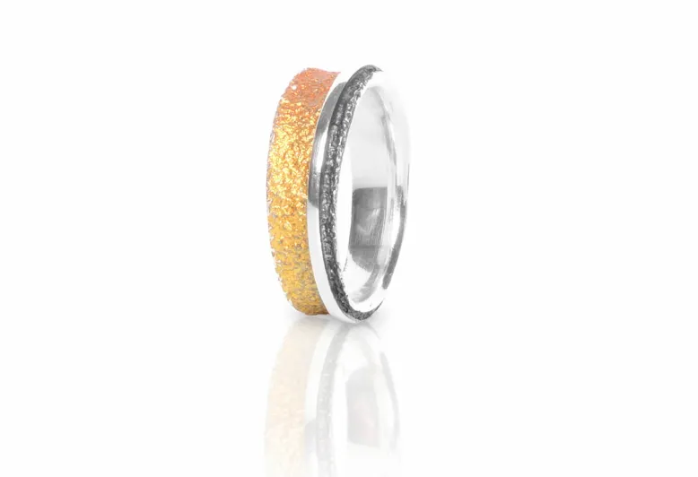 Anillo Osha ocre pequeño