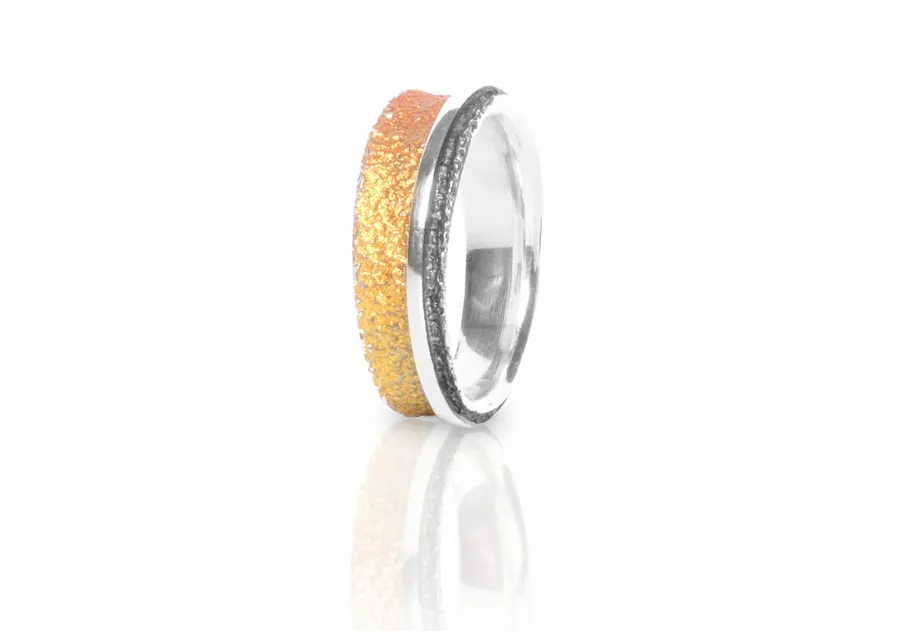 Anillo Osha ocre pequeño