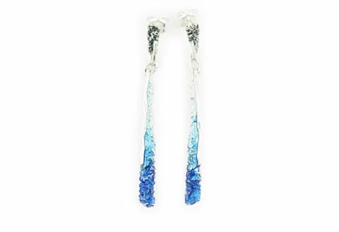 Symphony INTENS electric blue 2 pieces earring