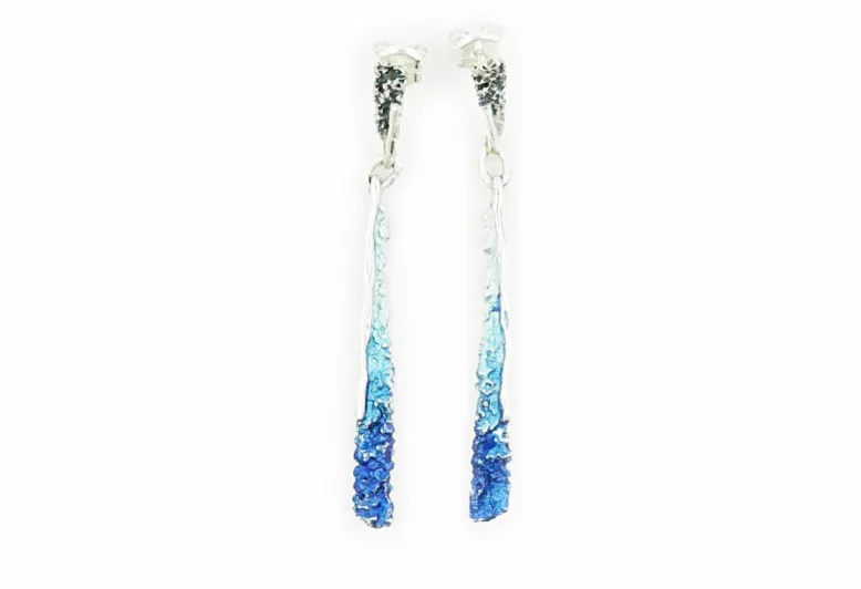 Symphony INTENS electric blue 2 pieces earring
