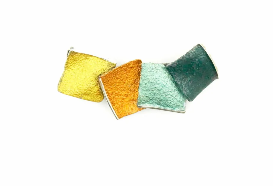 Colgante Kiros verde ocre