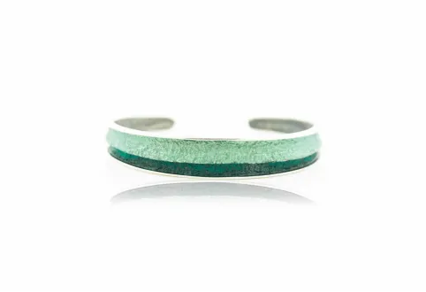 Pulsera Troia verde esmeralda pequeña