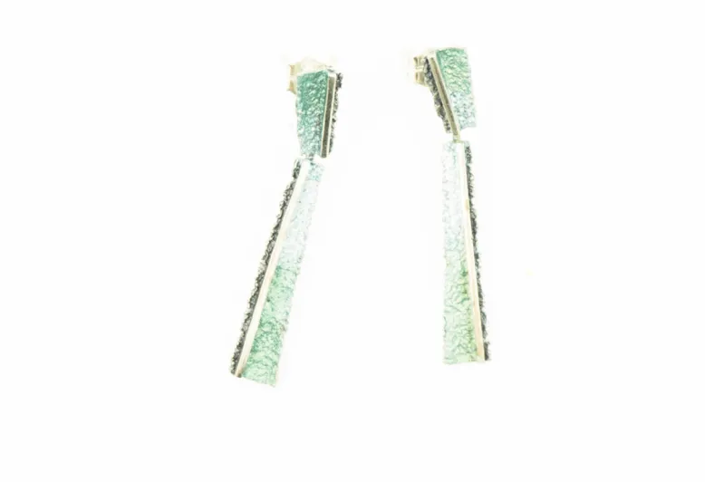 Osha emerald-green 2 pieces earring