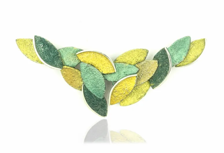 Eire green big necklace
