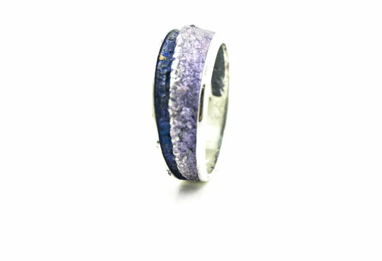 Anillo Troia violeta pequeño
