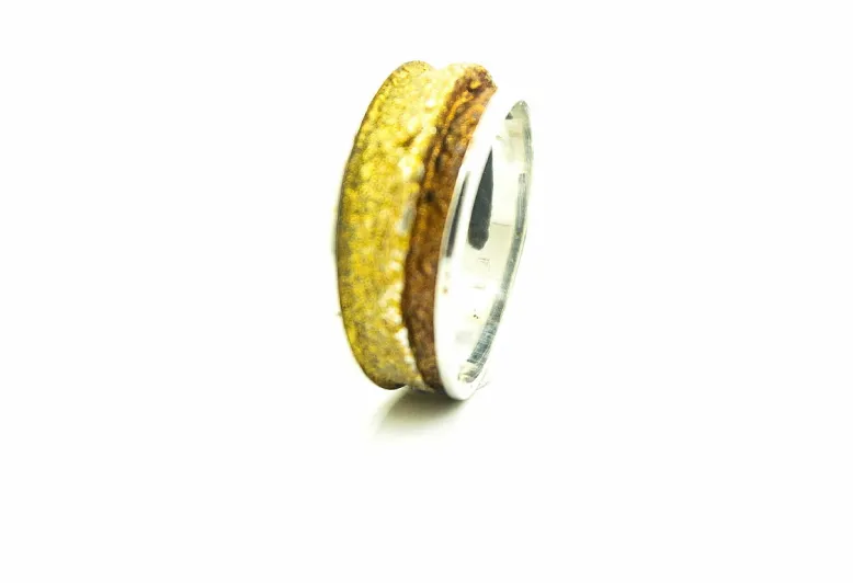 Troia ochre small ring