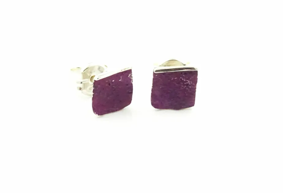 Pendientes Kiros pequeños rosa