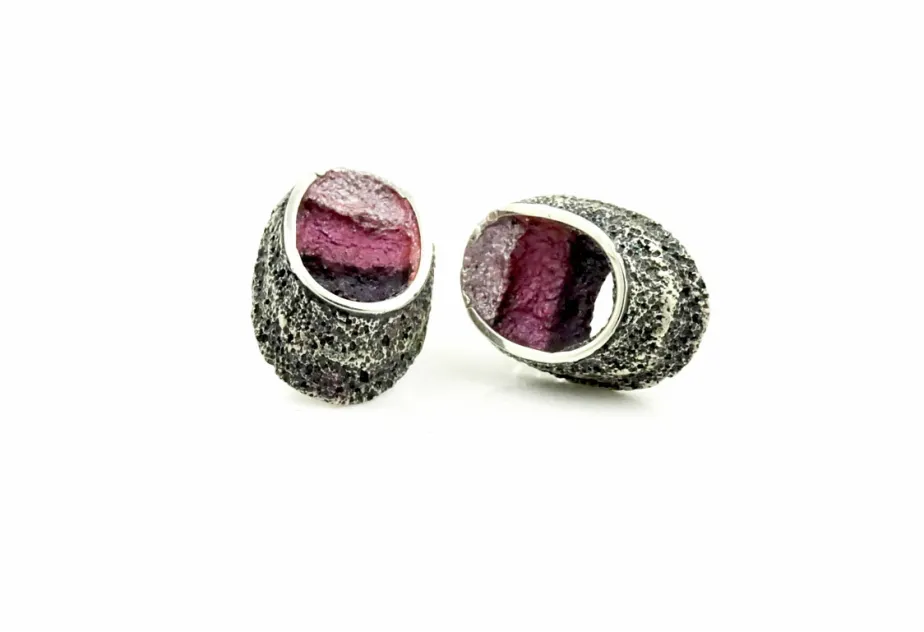 Sinera medium purple earrings