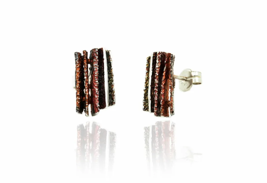 Junc ochre medium earrings