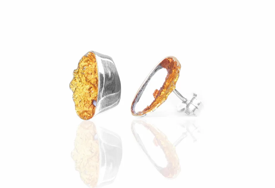 Gala ochre small earrings