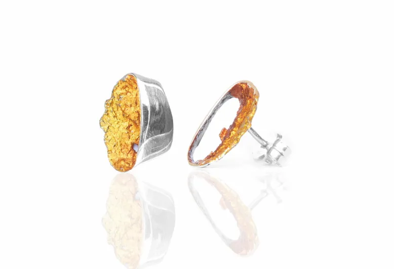 Gala ochre small earrings