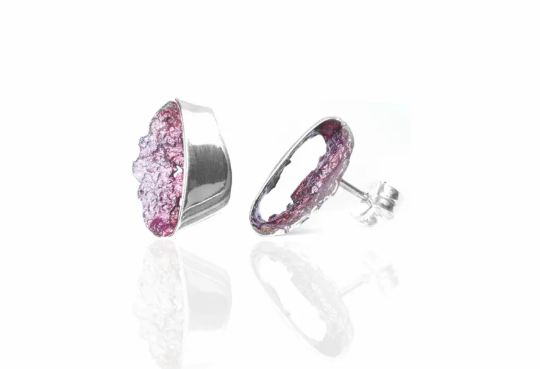 Pendientes Gala pequeños rojos