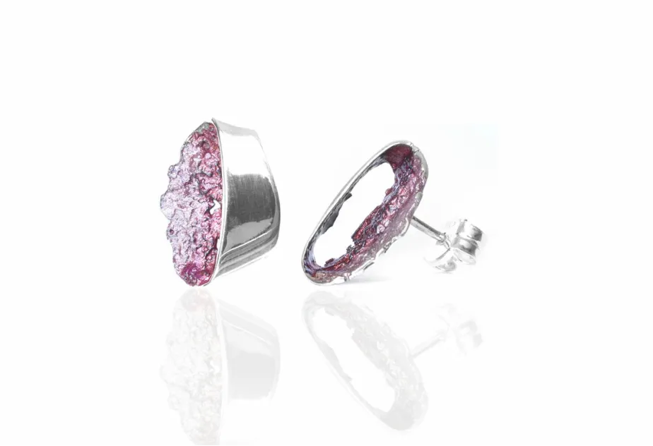 Pendientes Gala pequeños rojos
