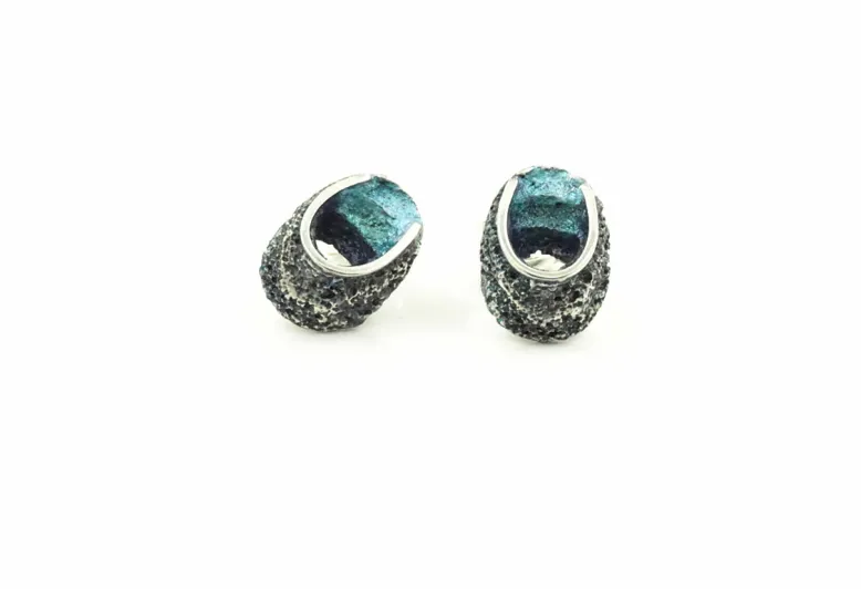 Sinera small blue Formentera earrings