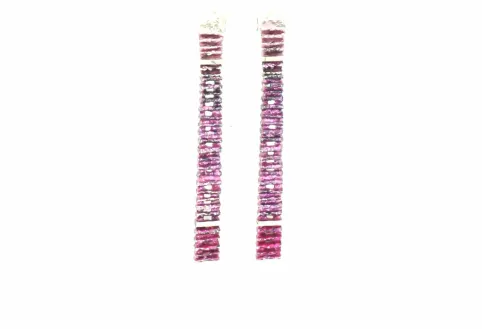 Arracada Junc 2 peces rosa