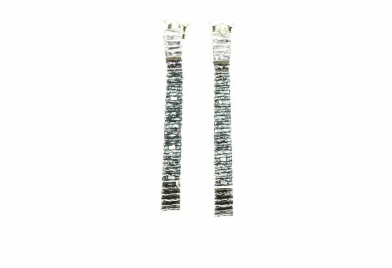 Junc grey earrings 2 pieces