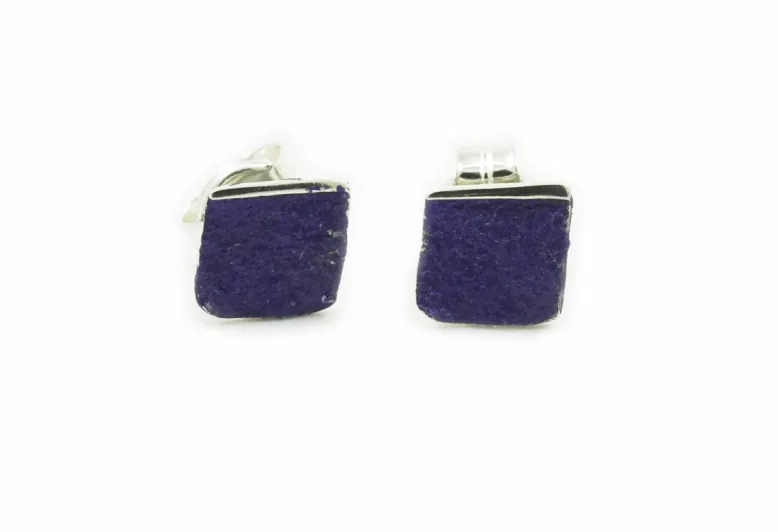 Pendientes Kiros pequeños violeta