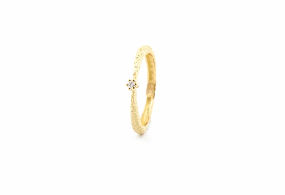 Anillo Edna con diamante