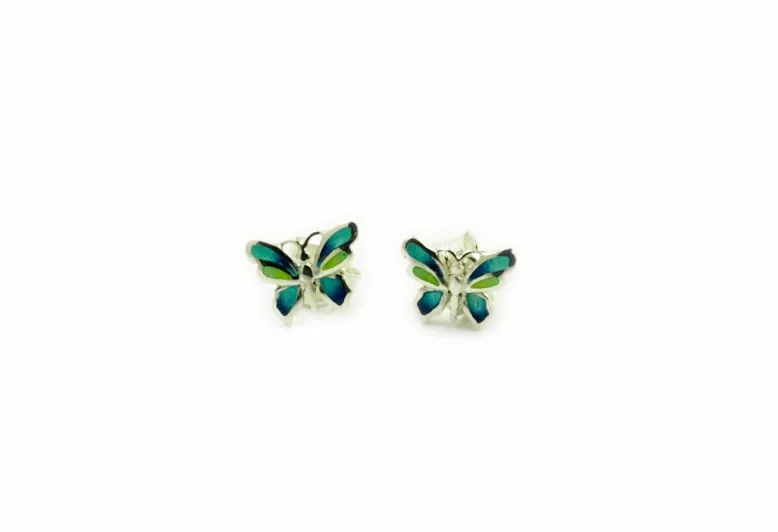 Pendientes mariposa Mini verdes