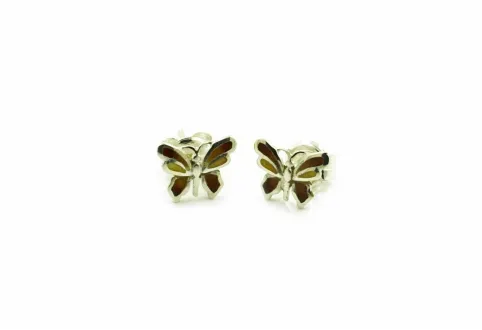 Arracada papallona mini ocre