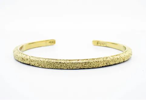 Brazalete Kora Bañado en Plata y Oro