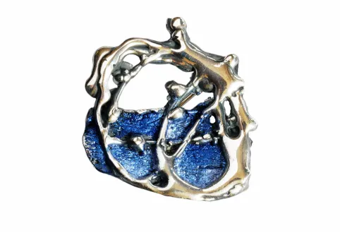 Fermall surrealista blau