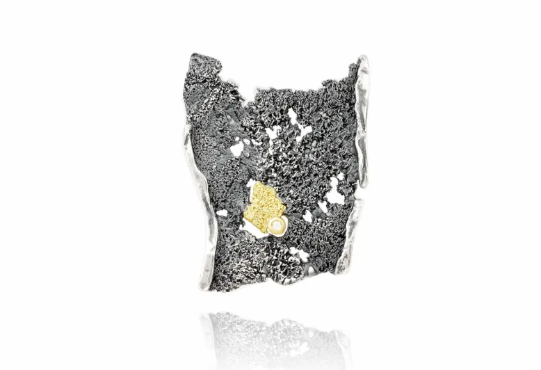 Pendant Intenzza, Silver and Gold