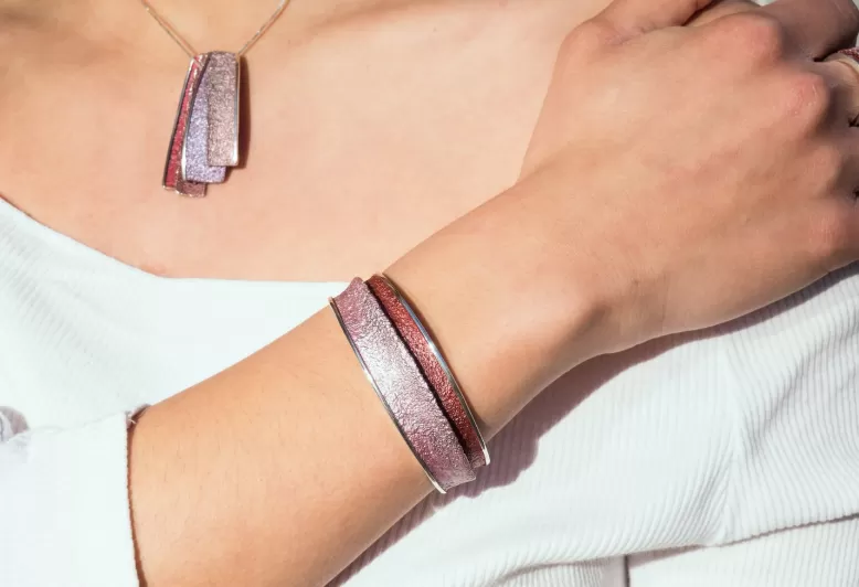 Troia red small bracelet