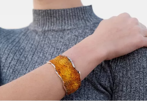 Big ochre Intenzza bracelet 2
