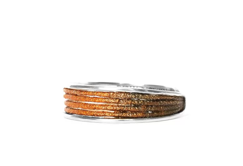 Dynamic ochre bracelet